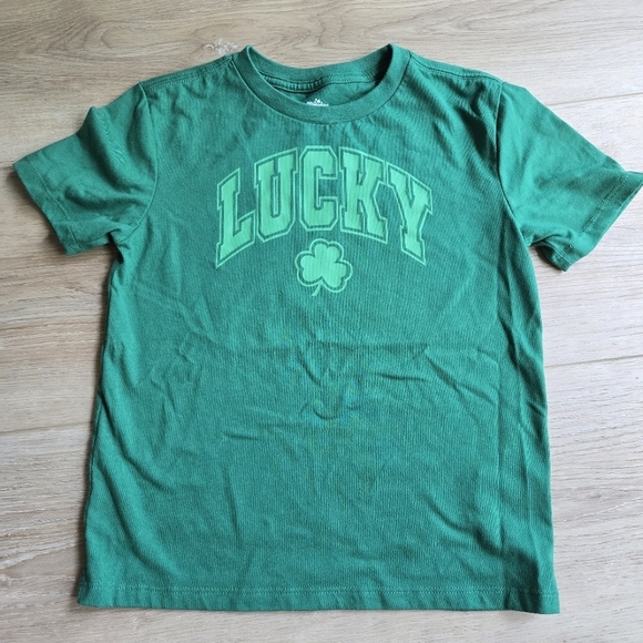 Set of 2 Holiday Shirts Valentine's & St Paddy's Day Little Boy size 6 EUC - Picture 8 of 11